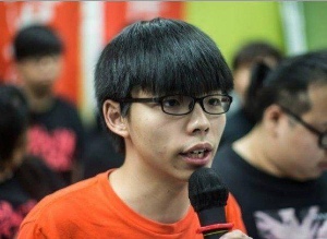 Joshua Wong - một trong ba thanh niên chủ chốt của phong trào. Ảnh: internet