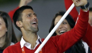 Djokovic cầm cờ cho Serbia tại Olympics London 2012