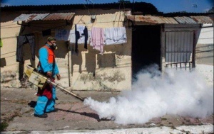 Phun thuốc diệt muỗi phòng dịch Zika. Ảnh: internet